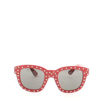 Saint Laurent Surf Square Sunglasses Studded Acetate
