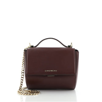 Givenchy Chain Pandora Box Bag Leather Mini