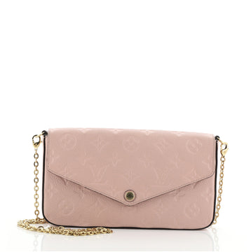 Louis Vuitton Felicie Pochette Monogram Empreinte Leather
