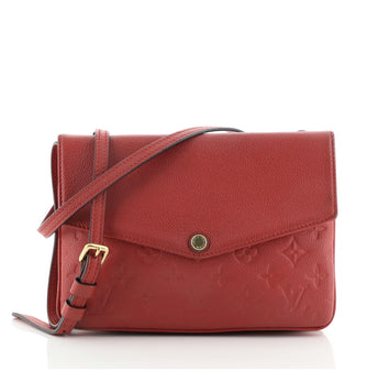 Louis Vuitton Twice Handbag Monogram Empreinte Leather