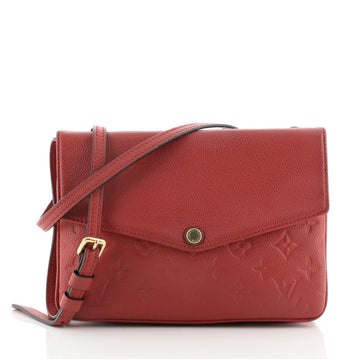 Louis Vuitton Twice Handbag Monogram Empreinte Leather