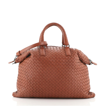 Bottega Veneta Convertible Satchel Intrecciato Nappa Medium