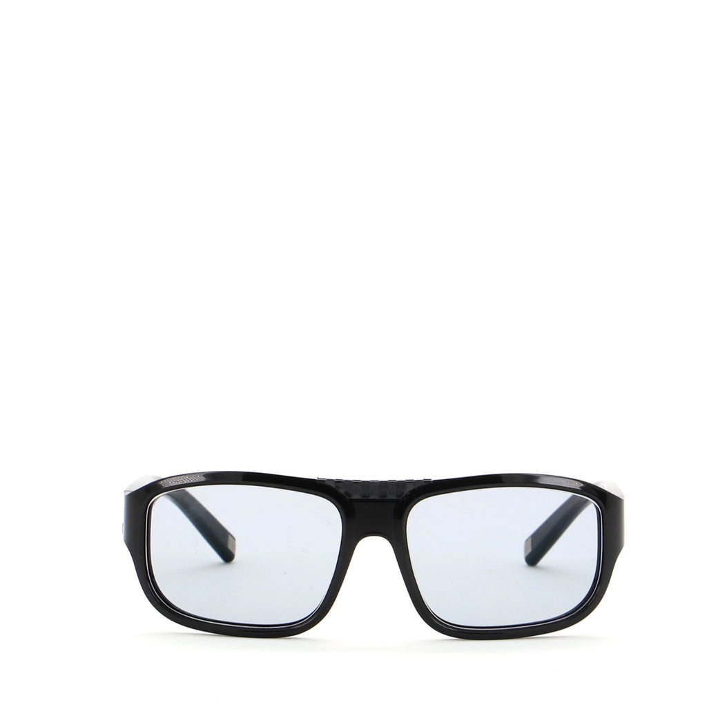 Louis Vuitton Enigme Damier Rectangular Sunglasses Acetate Black