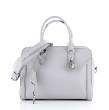 Alexander McQueen Padlock Zip Around Tote Leather Small