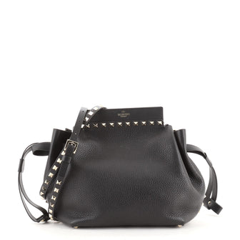 Valentino Rockstud Bucket Shoulder Bag Leather Small