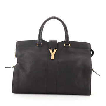 Saint Laurent Chyc Cabas Tote Leather Medium
