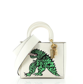 Christian Dior Supple Lady Dior Bag Limited Edition Niki de Saint Phalle Printed Leather Medium