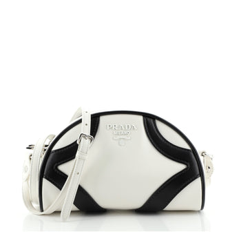 Prada Bowling Crossbody Bag Leather