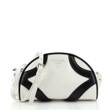 Prada Bowling Crossbody Bag Leather