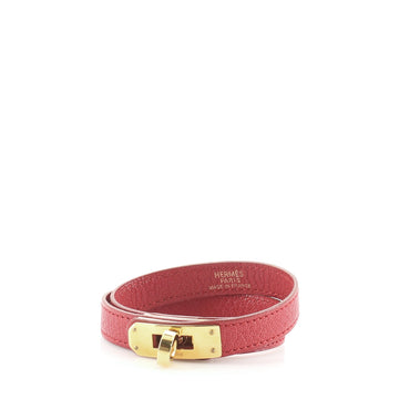 Hermes Kelly Double Tour Bracelet Leather