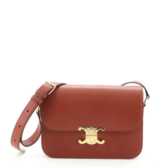 Celine Triomphe Shoulder Bag Smooth Calfskin Medium