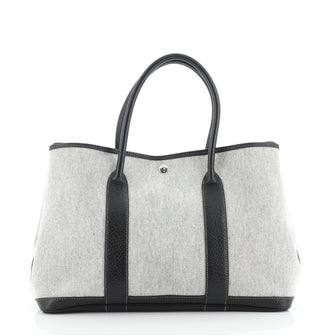 Hermes Garden Party Tote Toile and Leather 36