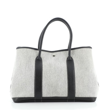 Hermes Garden Party Tote Toile and Leather 36