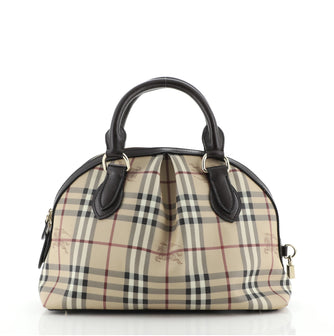 Burberry Bowling Bag Vintage Check Small