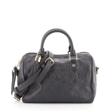 Louis Vuitton Speedy Bandouliere Bag Monogram Empreinte Leather 30