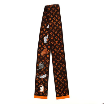 Louis Vuitton Grace Coddington Catogram Scarf Silk
