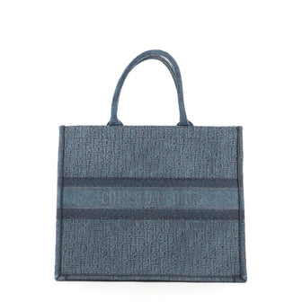 Christian Dior Christian Dior Book Tote Oblique Denim