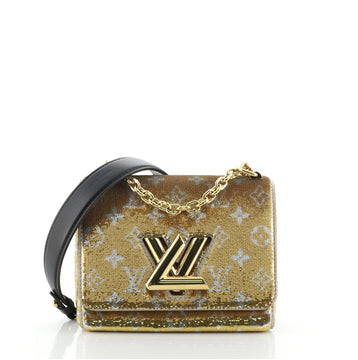 Louis Vuitton Twist Handbag Monogram Sequins PM