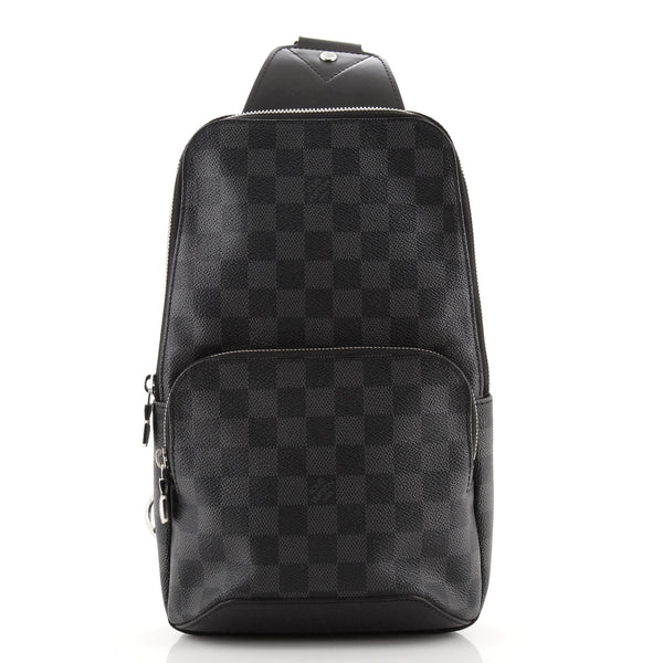 Louis Vuitton Sling Bag Avenue Damier Graphite Giant White in Coated Canvas  with Palladium-tone - GB