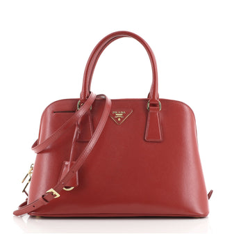 Prada Promenade Bag Vernice Saffiano Leather Medium