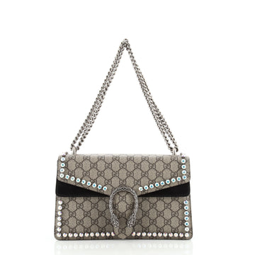 Gucci Dionysus Bag Crystal Embellished GG Coated Canvas Small