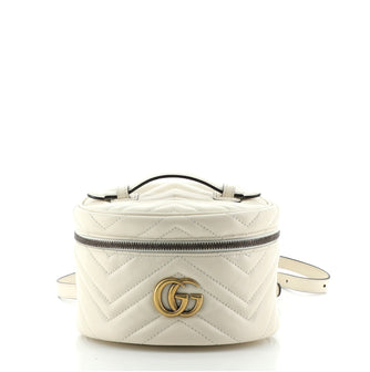 Gucci GG Marmont Vanity Backpack Matelasse Leather