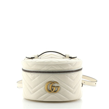 Gucci GG Marmont Vanity Backpack Matelasse Leather