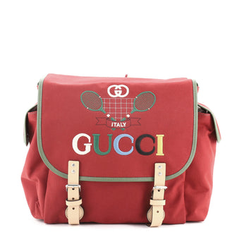 Gucci Children's Backpack Embroidered GG Canvas