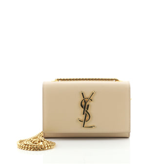 Saint Laurent Classic Monogram Crossbody Bag	Grainy Leather