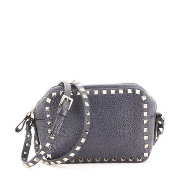 Valentino Rockstud Camera Crossbody Bag Leather
