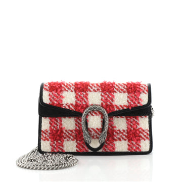 Gucci Dionysus Bag GG Tweed Super Mini