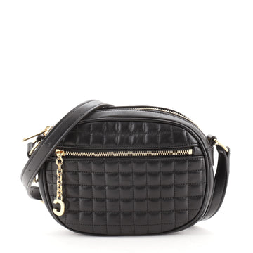 Celine C Charm Camera Bag Quilted Leather Small