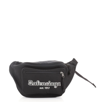 Balenciaga Explorer Belt Bag Canvas with Applique Medium