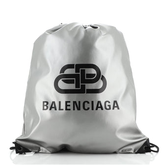 Balenciaga BB Explorer Drawstring Backpack Nylon