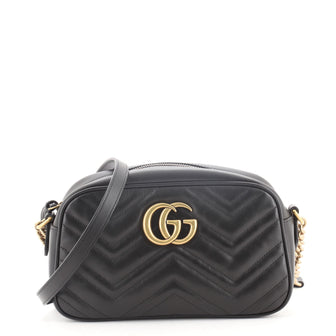 Gucci GG Marmont Shoulder Bag Matelasse Leather Small