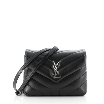 Saint Laurent LouLou Shoulder Bag Matelasse Chevron Leather Toy