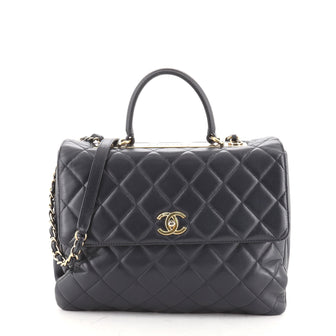 Chanel Trendy CC Top Handle Bag Quilted Lambskin Large