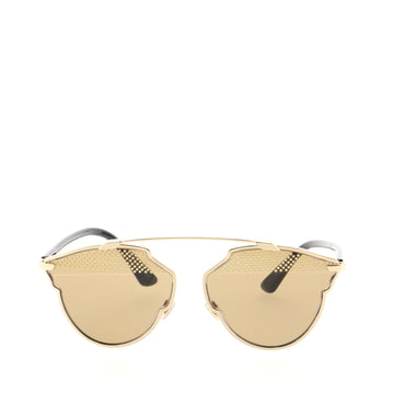 Christian Dior So Real S Aviator Sunglasses Studded Acetate and Metal