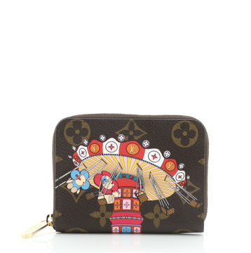 Louis Vuitton Zippy Coin Purse Limited Edition Vivienne Xmas Monogram Canvas
