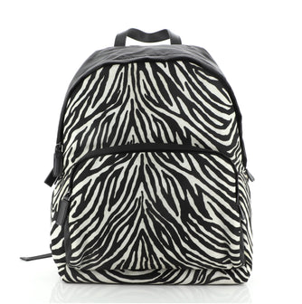 Prada Front Pocket Backpack Printed Tessuto Medium