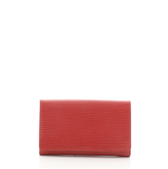 Louis Vuitton Porte Monnaie Billets Tresor Wallet Epi Leather