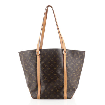 Louis Vuitton Shopping Sac Handbag Monogram Canvas MM