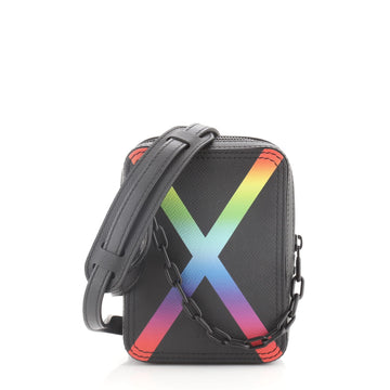 Louis Vuitton Danube Messenger Bag Rainbow Taiga Leather