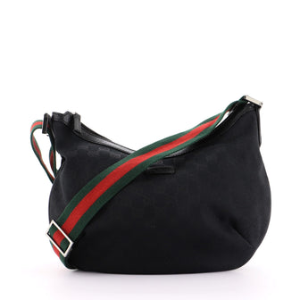 Gucci Saddle Zip Messenger Bag GG Canvas Medium