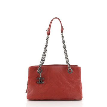 Chanel Simply CC Tote Quilted Caviar Medium