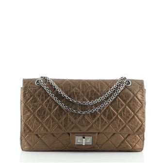 Chanel Reissue 2.55 Flap Bag Quilted Metallic Aged Calfskin 227