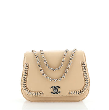 Chanel Braided Chic Flap Bag Calfskin Small