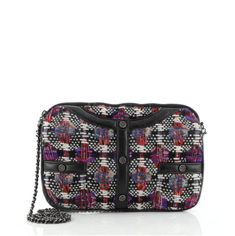 Chanel Girl Clutch on Chain Quilted Tweed Medium