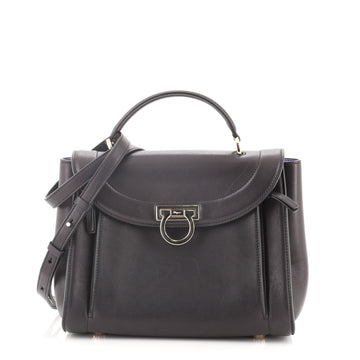 Salvatore Ferragamo Sofia Rainbow Saddle Bag Leather Small