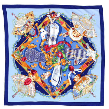 Hermes Mon Ami Pierrot Scarf Printed Silk 90